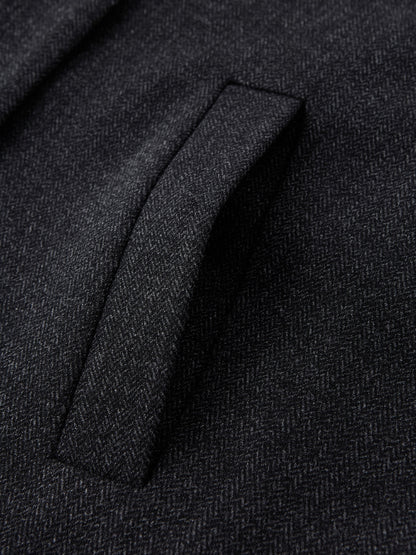 Veste rétro VORLADI avec ceinture et poches en motif chevron