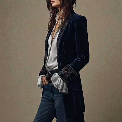 Amelia™ | Veste Élégante en Velours